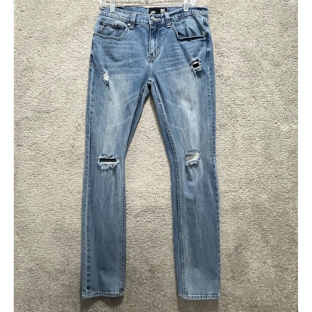 RSQ Jeans Pants Women's 31x32 Blue Stretch Medium Washed‎ Slim Skinny 5-Pockets